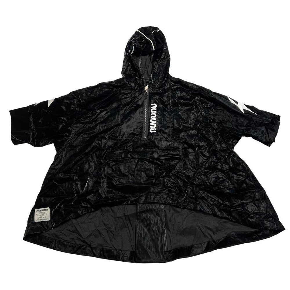 Nununu Rain Poncho in Black